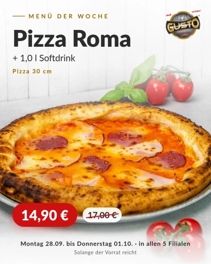 MDW Pizza Roma